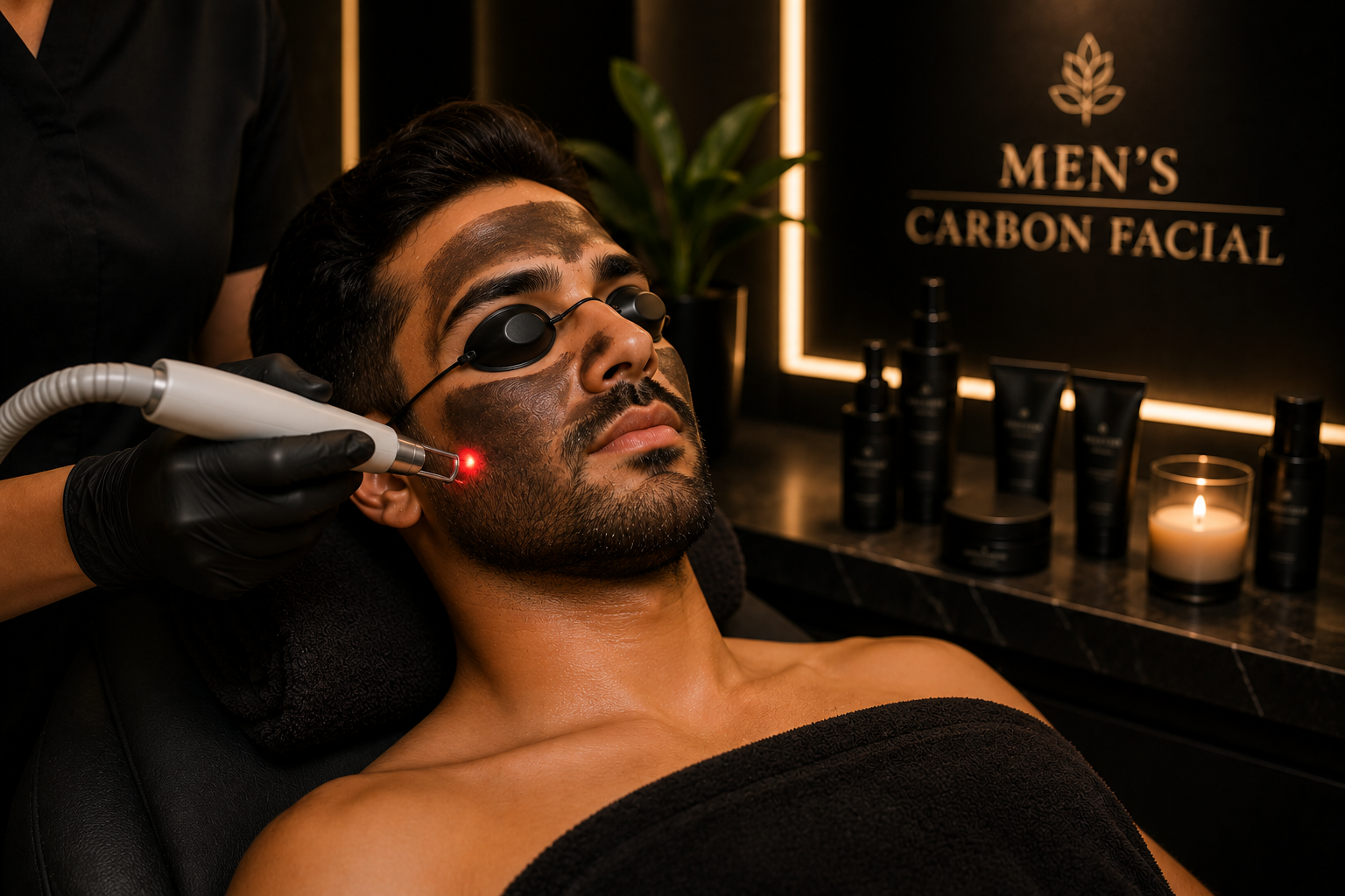 Men's Carbon Facial
