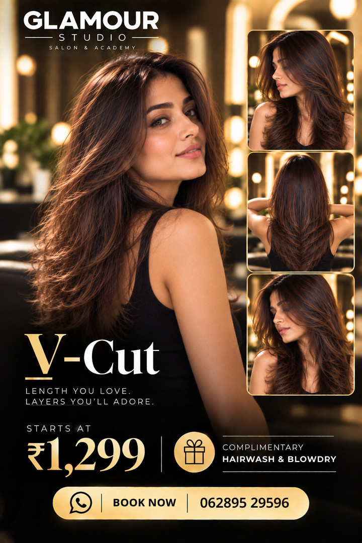 The Signature Haircut Collection — Your Style. Your Statement. · Free Hairwash & Blow-Dry included (2/14)