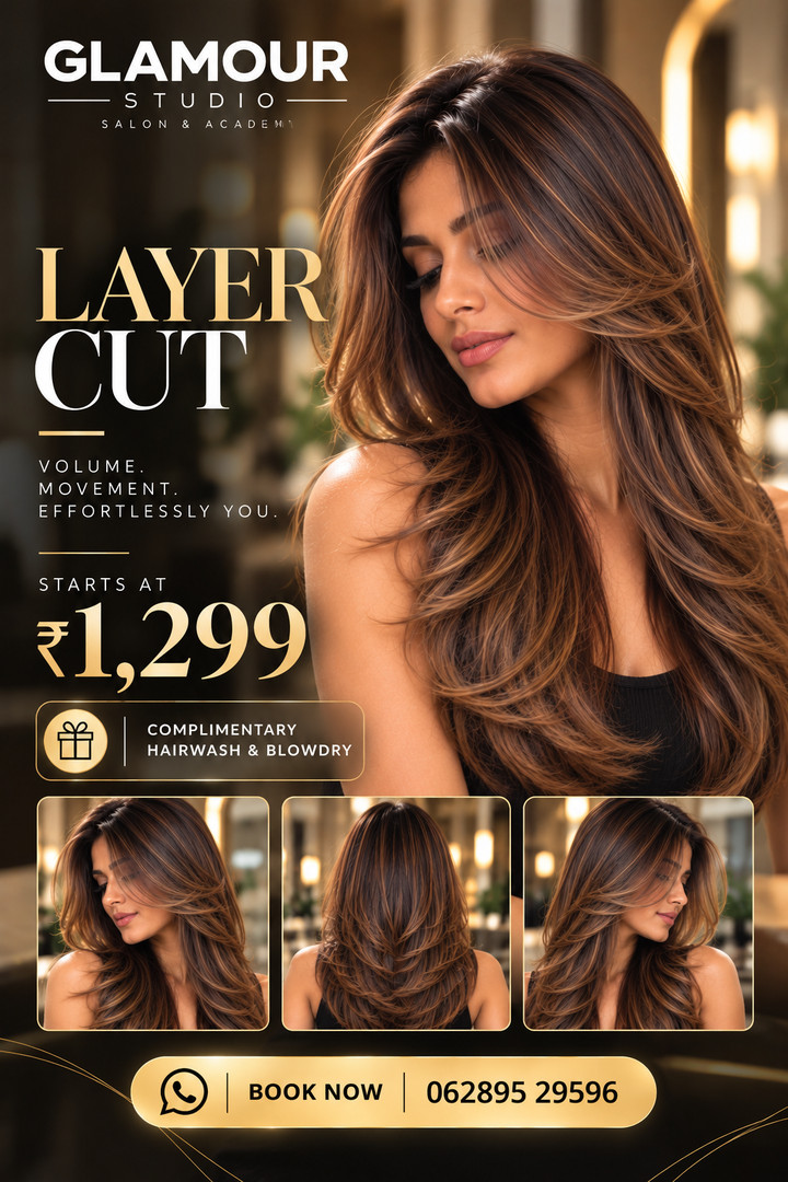 The Signature Haircut Collection — Your Style. Your Statement. · Free Hairwash & Blow-Dry included (3/14)