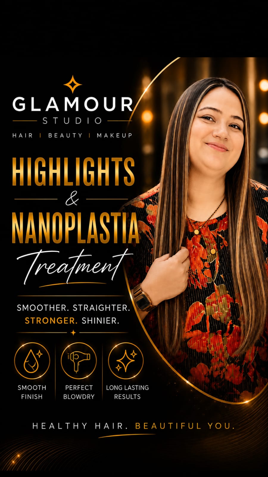 Highlights & Nanoplastia · Healthy Hair, Beautiful You
