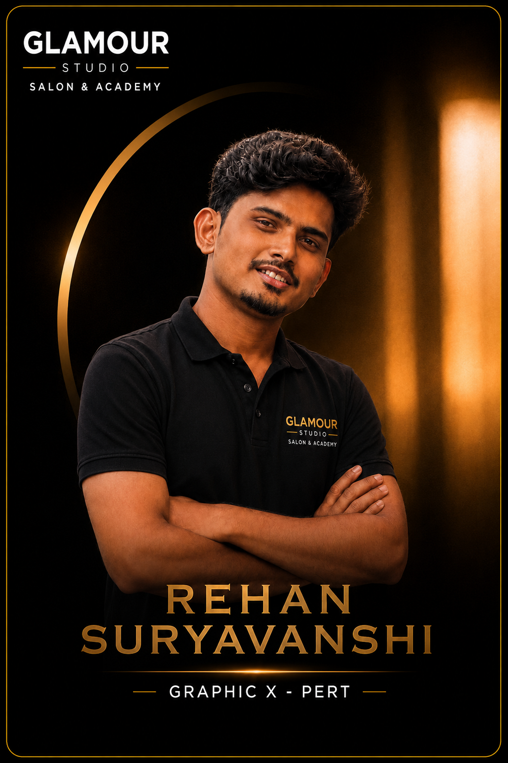 Rehan Suryavanshi — Graphic X-Pert at Glamour Studio